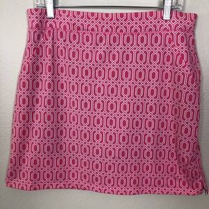 Rafael last Weekend Pink/White Athletic Skort